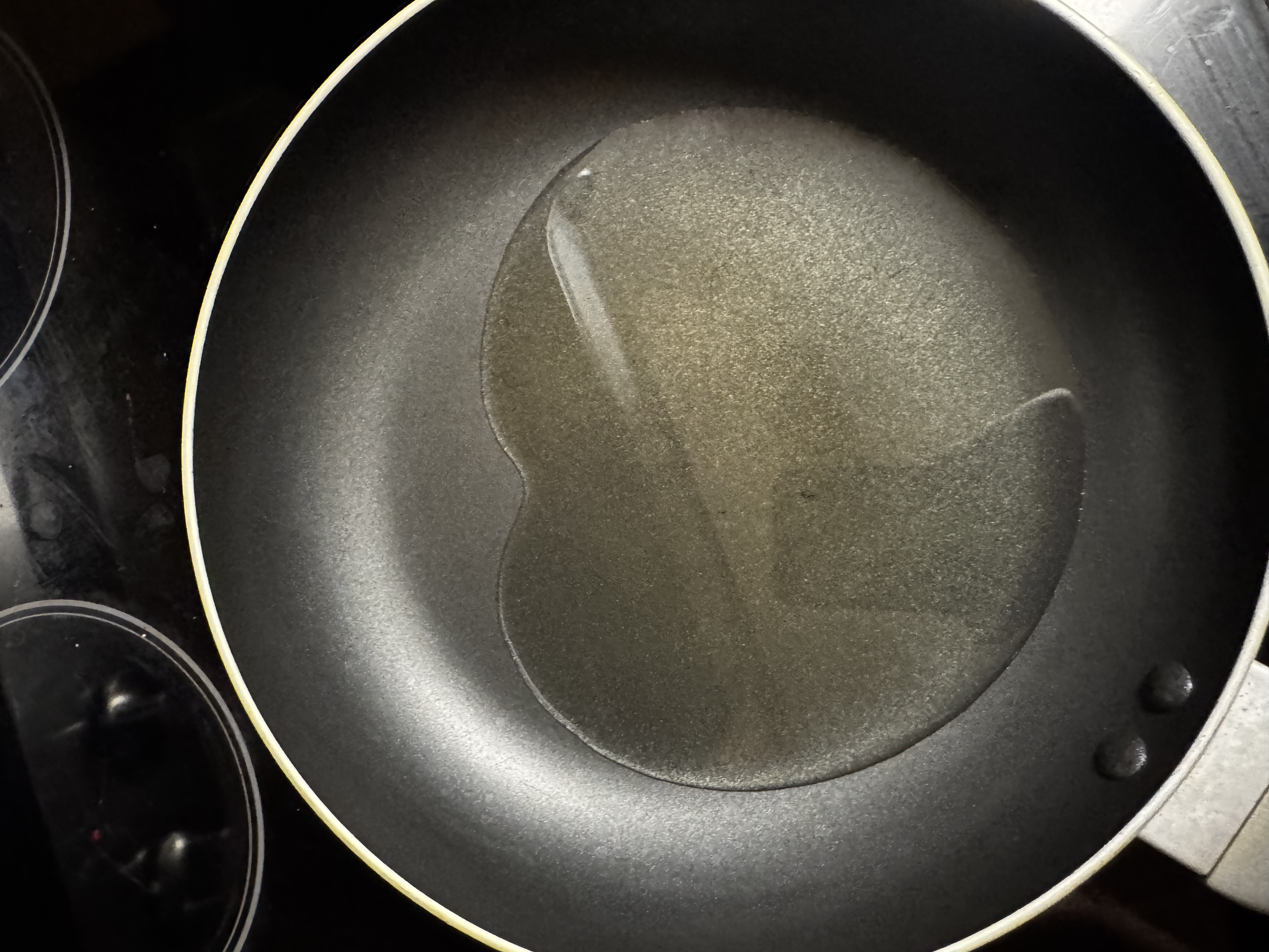 Oil in pan